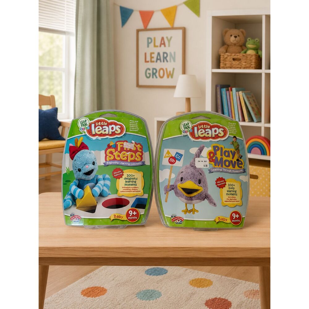 NEW Leap Frog Baby Little Leaps Discs First Steps Play & Move For Grow With Me